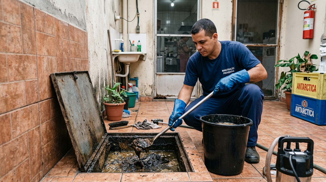 Limpeza de Caixa de Gordura perto de mim em Betim‑MG